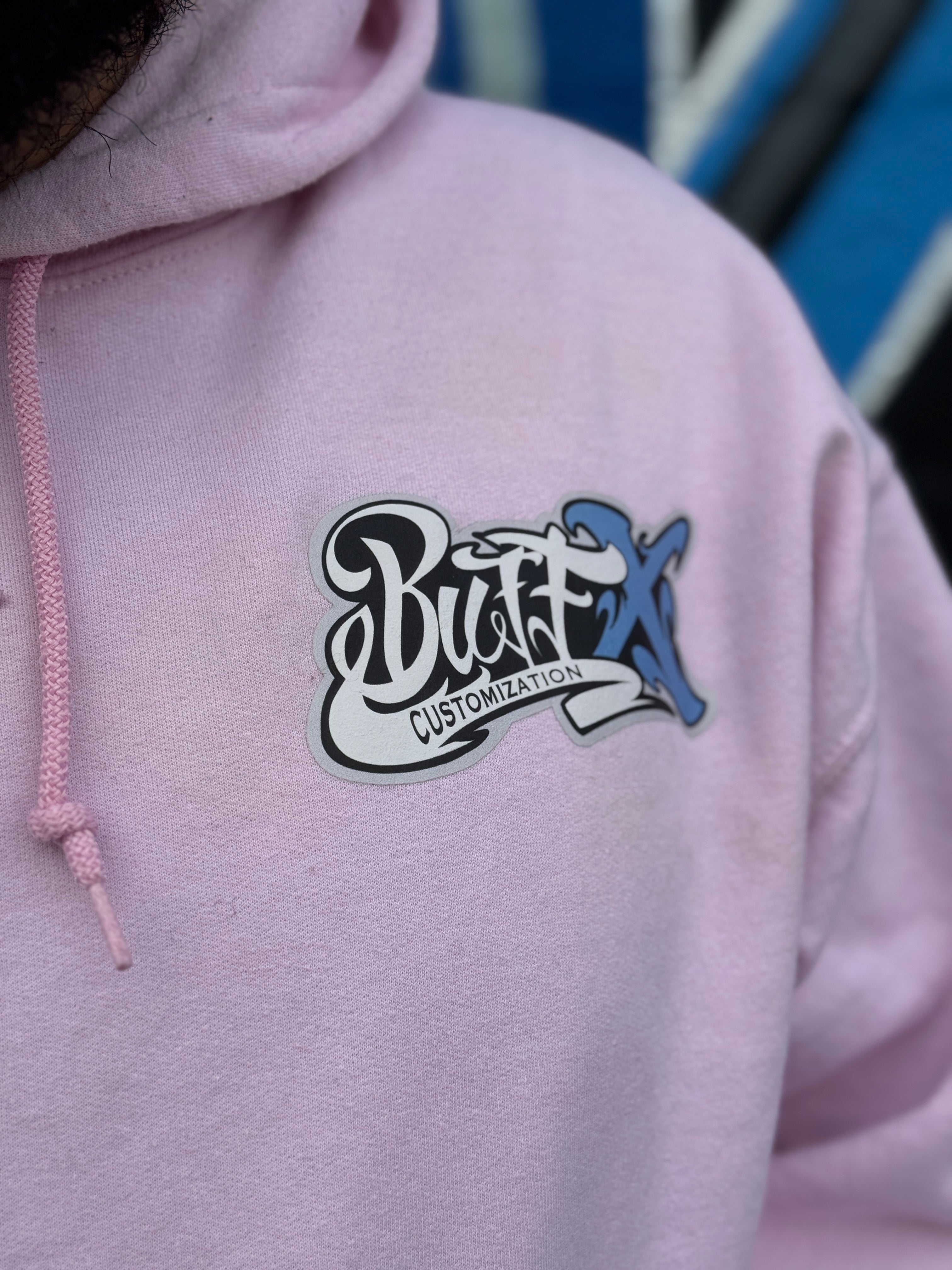 Buff X Baddies Hoodie — Women's Pink Streetwear Hoodie