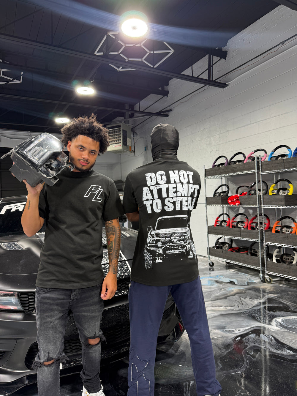 Fast Life Striked Bronco Tee