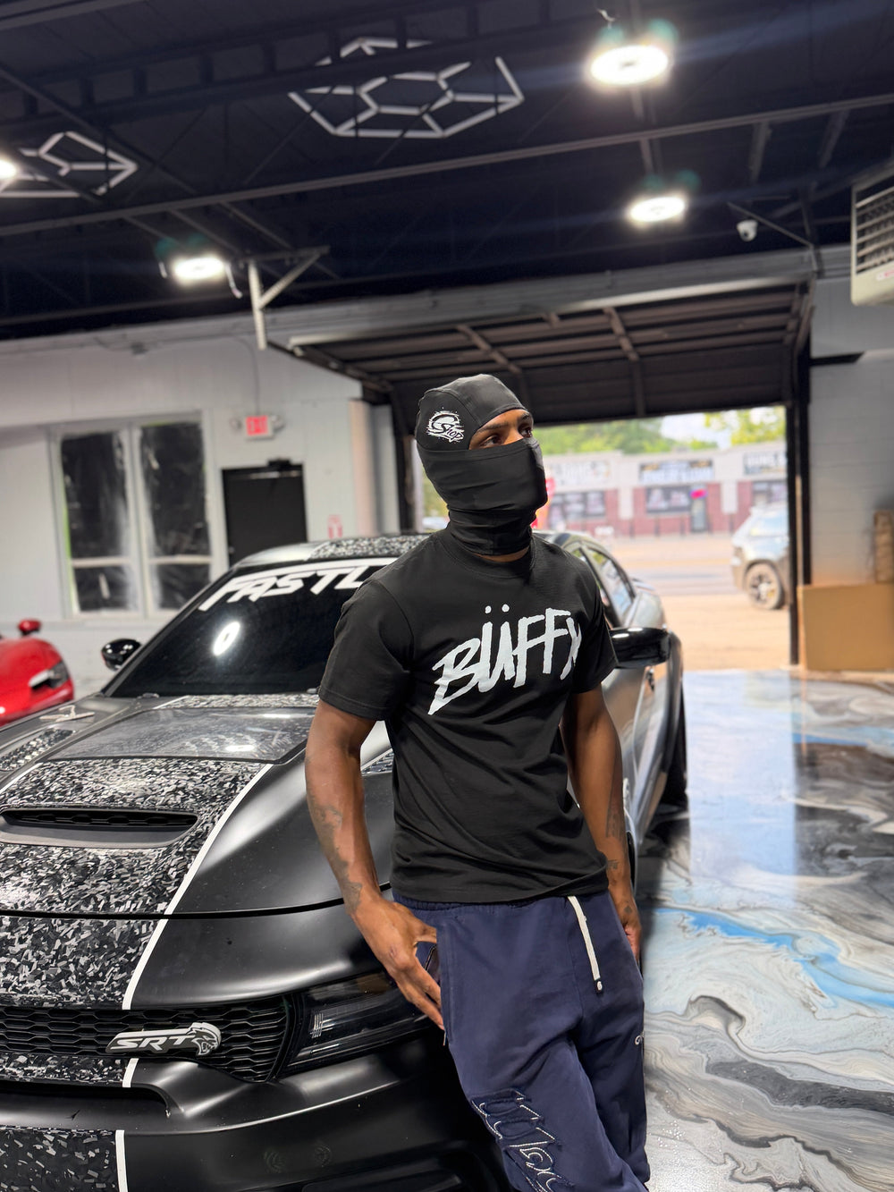Buff World wide Black Streetwear T-Shirt