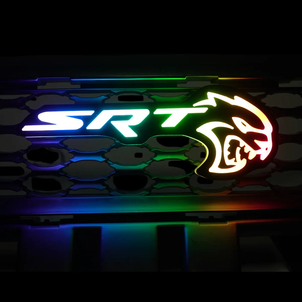 SRT Hellcat RGB LED Grille Badge