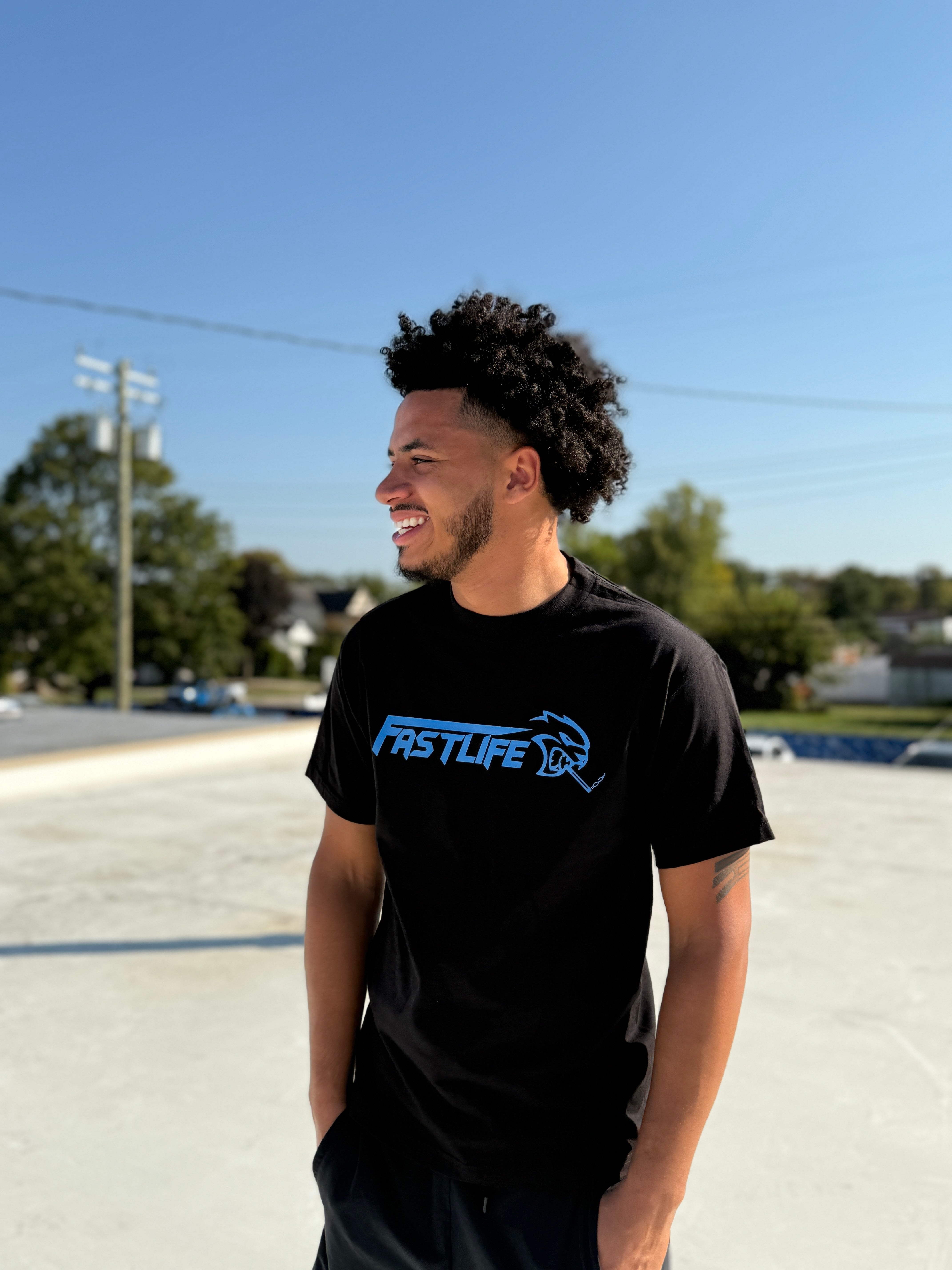 Fast Life UNC Streetwear Tee