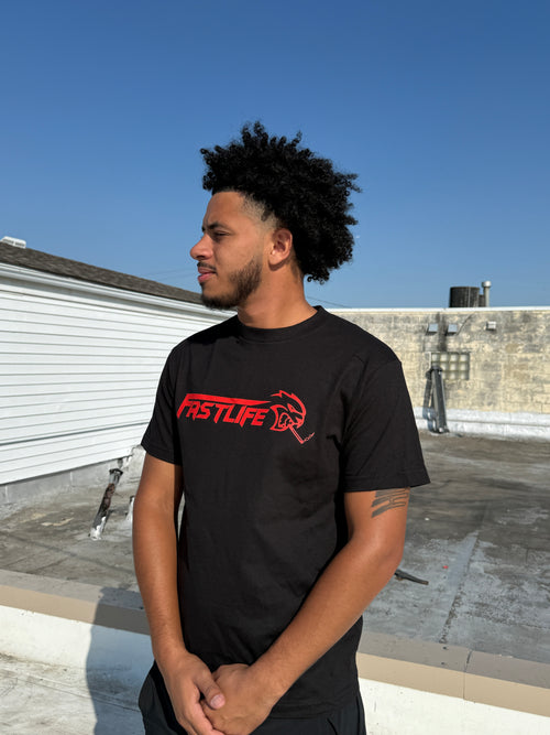 Fast Life Mario Style Street Wear Tee