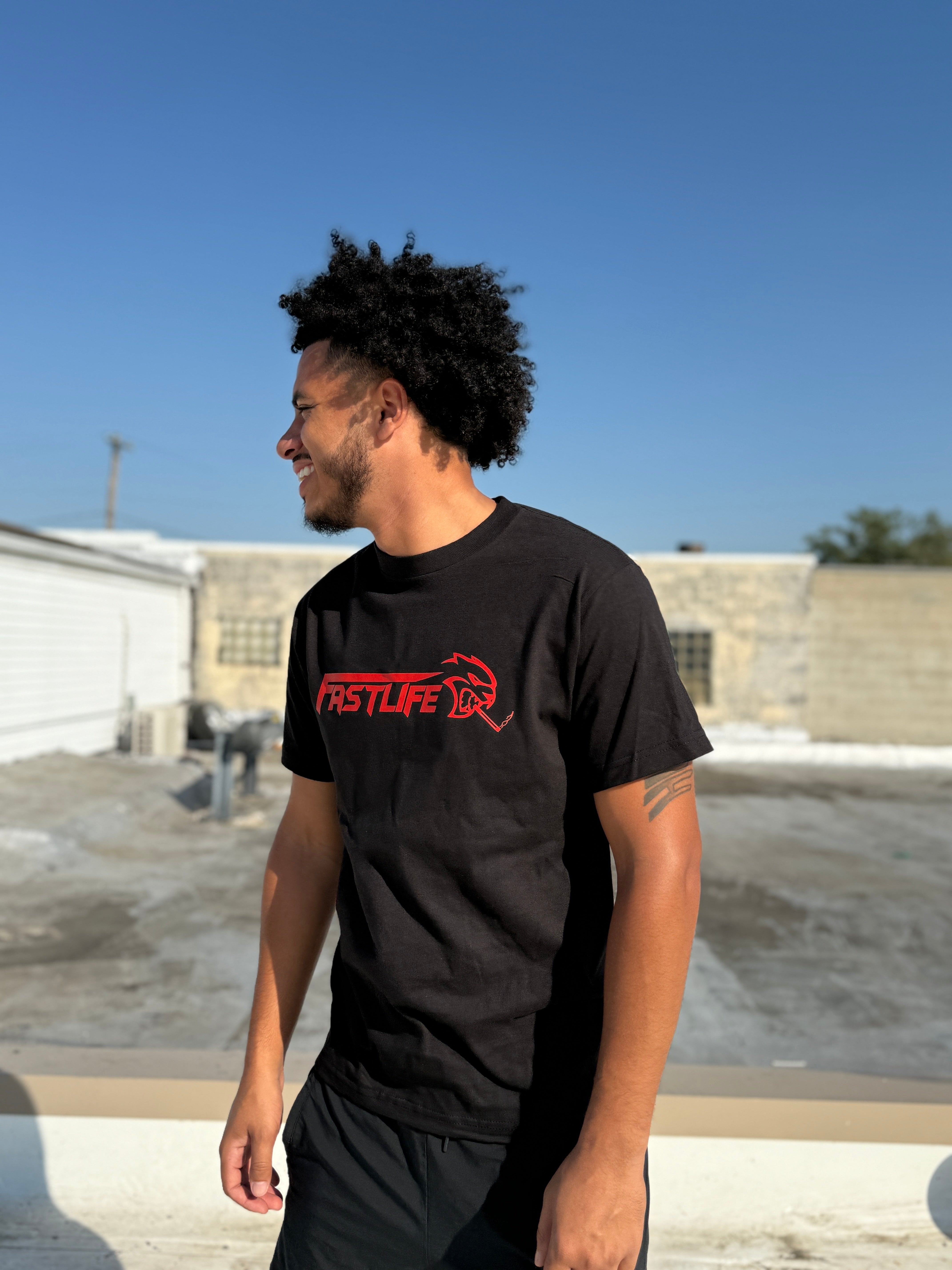 Fast Life Mario Style Street Wear Tee