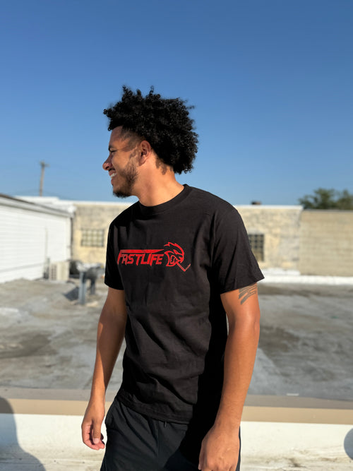 Fast Life Mario Style Street Wear Tee
