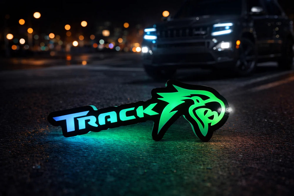 TRACK RGB LED Glow Badge